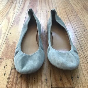 J. Crew Factory Anya Suede Ballet Flat